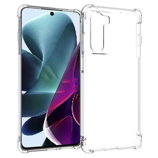 Transparent Shock Absorption Non-Slip TPU Protective Phone Case for Motorola Moto G200 5G