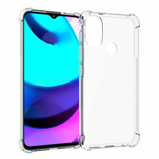 Crystal Clear Flexible TPU Non-Slip Grip Shockproof Anti-Scratch Protective Case for Motorola Moto E20 / E30 / E40