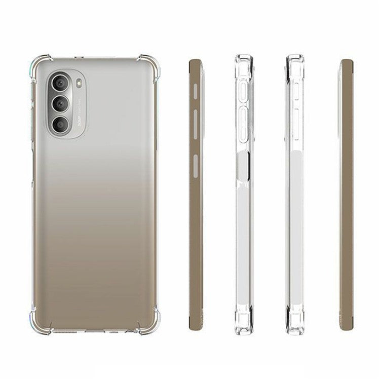 Shockproof TPU Non-Slip Anti-Scratch Protective Phone Bag Case for Motorola Moto G51 5G