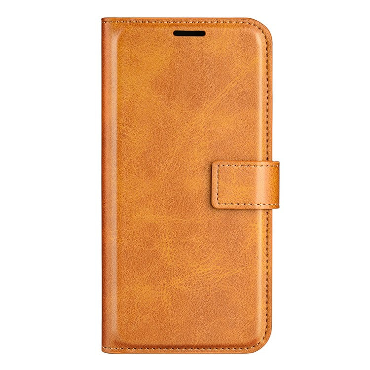 PU Leather Flip Protective Shockproof Wallet Phone Case Cover with Stand for Motorola Moto G51 5G - Yellow