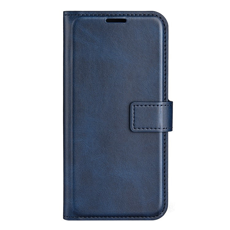 PU Leather Flip Protective Shockproof Wallet Phone Case Cover with Stand for Motorola Moto G51 5G - Blue