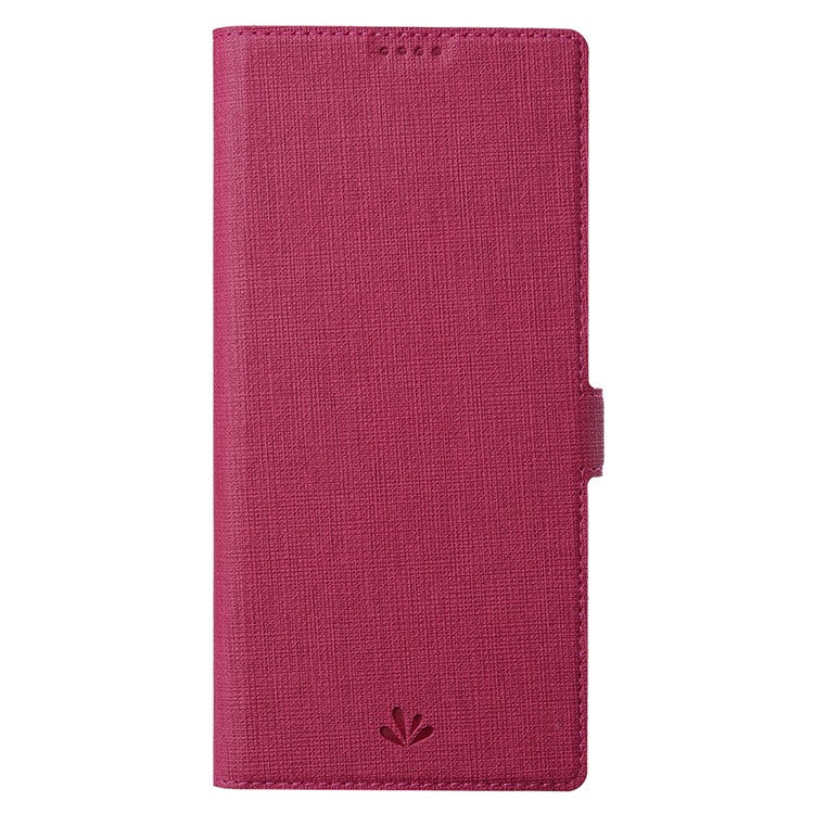 VILI K Series Anti-drop protection Double Magnetic Clasps Closure Stand Wallet Leather Phone Case Shell for Motorola Moto G200 5G - Rose