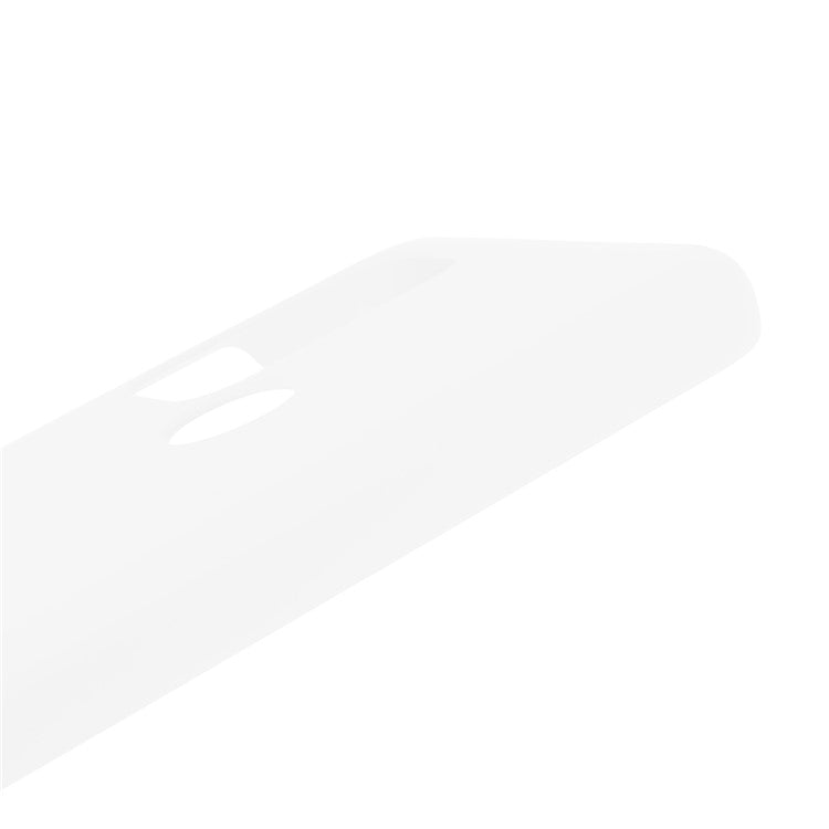 Rubberized Anti-fingerprint Drop-proof Hard PC Phone Case Protective Cover for Motorola Moto G60S - White