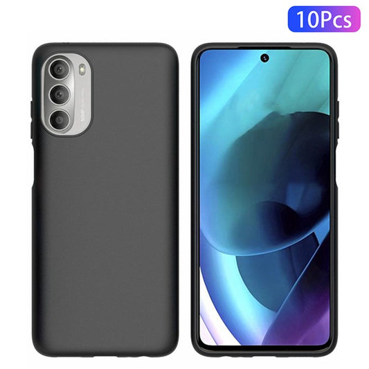 10Pcs/Pack Dual-sided Matte Phone Case for Motorola Moto G 5G, Ultra-slim Flexible TPU Cell Phone Cover