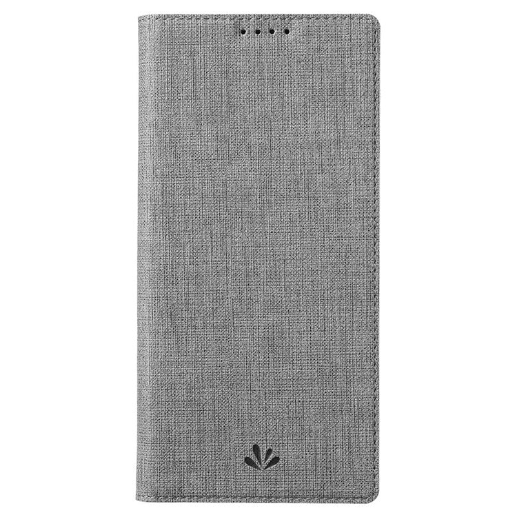VILI DMX Series for Motorola Moto G22 Card Holder PU Leather Phone Case Hands-free Stand Protective Cover - Grey