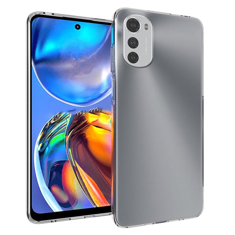 10Pcs/Pack Clear TPU Phone Case for Motorola Moto E32, Inner Watermark-Free Shockproof Soft Durable Back Cover