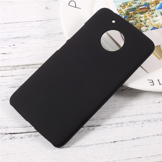 Rubberized PC Hard Phone Case for Motorola Moto G5 - Black