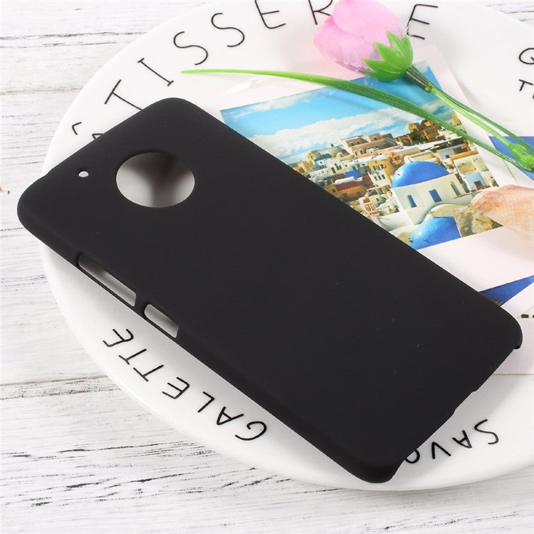 Rubberized PC Hard Phone Case for Motorola Moto G5 - Black