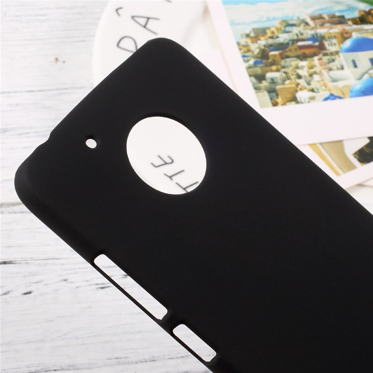 Rubberized PC Hard Phone Case for Motorola Moto G5 - Black