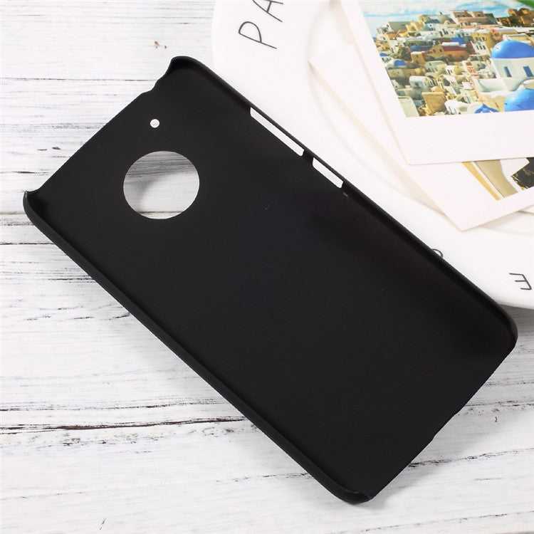 Rubberized PC Hard Phone Case for Motorola Moto G5 - Black