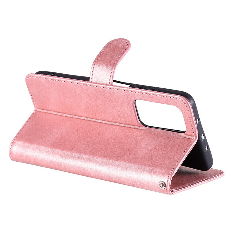 Zipper Pocket Leather Wallet Stand Case for Xiaomi Mi 10T 5G / Mi 10T Pro 5G / Redmi K30S - Rose Gold