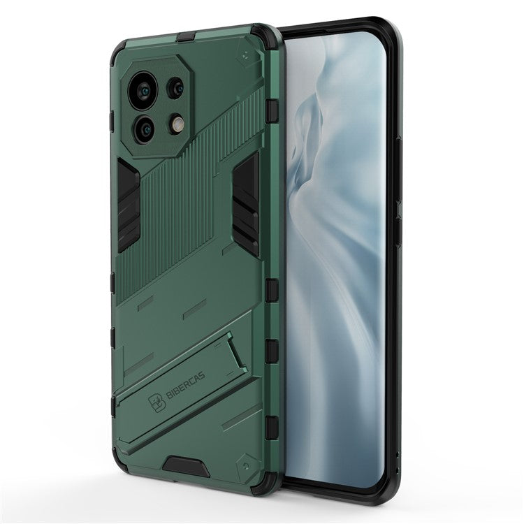 DIERFENG DF-03 for Xiaomi Redmi Note 13 Pro 5G / Poco X6 5G Case Wallet Phone Cover Lines Imprint - Red