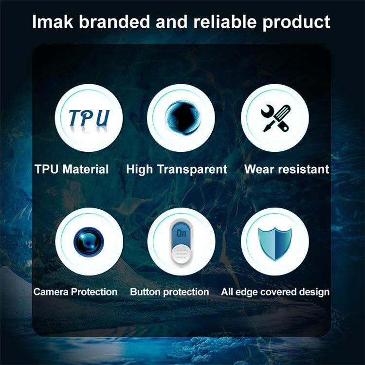 IMAK UX-5 Series Full Protection Transparent Flexible TPU Case for Xiaomi Mi 11 Ultra