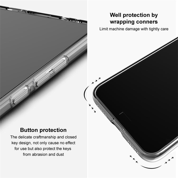 IMAK UX-5 Series Full Protection Transparent Flexible TPU Case for Xiaomi Mi 11 Ultra