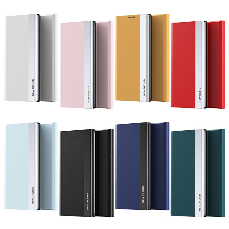 Auto Absorption Folio Flip Electroplated Leather Stand Phone Case Shell for Xiaomi 11T / 11T Pro - Green