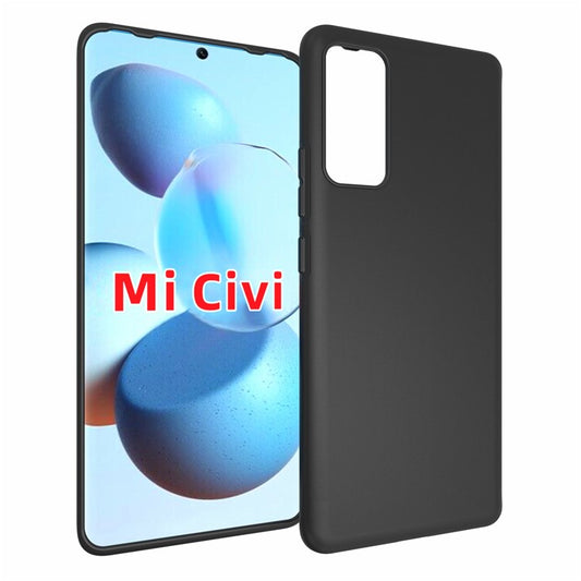 10Pcs/Pack Double-sided Matte Finish Profile Soft Flexible TPU Back Protective Cover for Xiaomi Civi