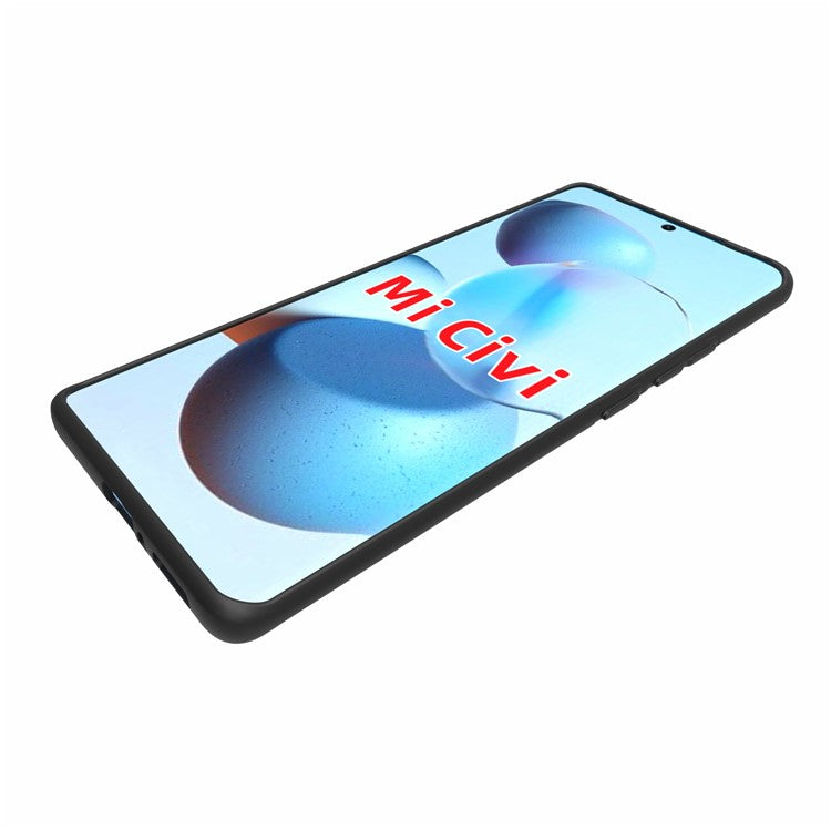 10Pcs/Pack Double-sided Matte Finish Profile Soft Flexible TPU Back Protective Cover for Xiaomi Civi
