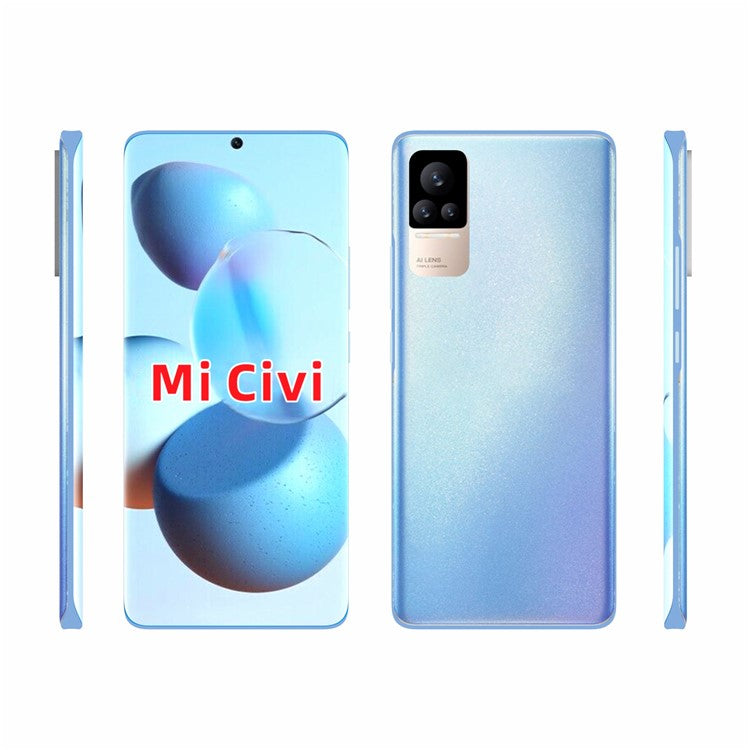 10Pcs/Pack Double-sided Matte Finish Profile Soft Flexible TPU Back Protective Cover for Xiaomi Civi