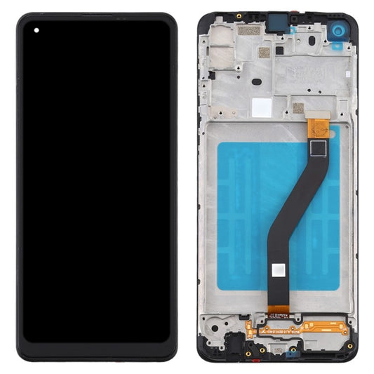 LCD-Screen-and-Digitizer-Assembly-+-Frame-Replacement-(without-Logo)-for-Samsung-Galaxy-A21-SM-A215--Black