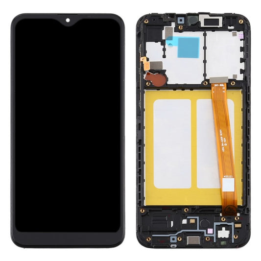 OEM-LCD-Screen-and-Digitizer-Assembly-+-Frame-Repair-Part-(Without-Logo)-for-Samsung-Galaxy-A20e-SM-A202F--Black