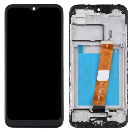 Assembly-LCD-Screen-and-Digitizer-Assembly-+-Frame-(Narrow-Flex-Cable)-for-Samsung-Galaxy-A01-A015-Replacement