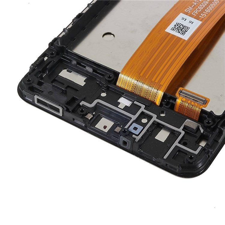 For-Samsung-Galaxy-M12-M127-Grade-C-LCD-Screen-and-Digitizer-Assembly-+-Frame-Replacement-Part-(without-Logo)