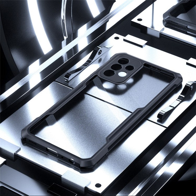 XUNDD for Samsung Galaxy A52 4G/5G/A52s 5G Shock Absorption Phone Cover Acrylic + TPU Protective Cell Phone Case with Airbag Design