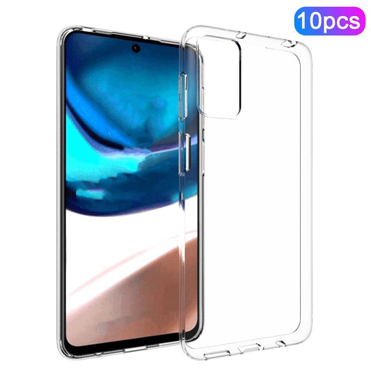 10Pcs / Pack For Motorola Moto G42 4G Phone Case, Precise Cutouts Clear TPU Inner Watermark-Free Phone Cover