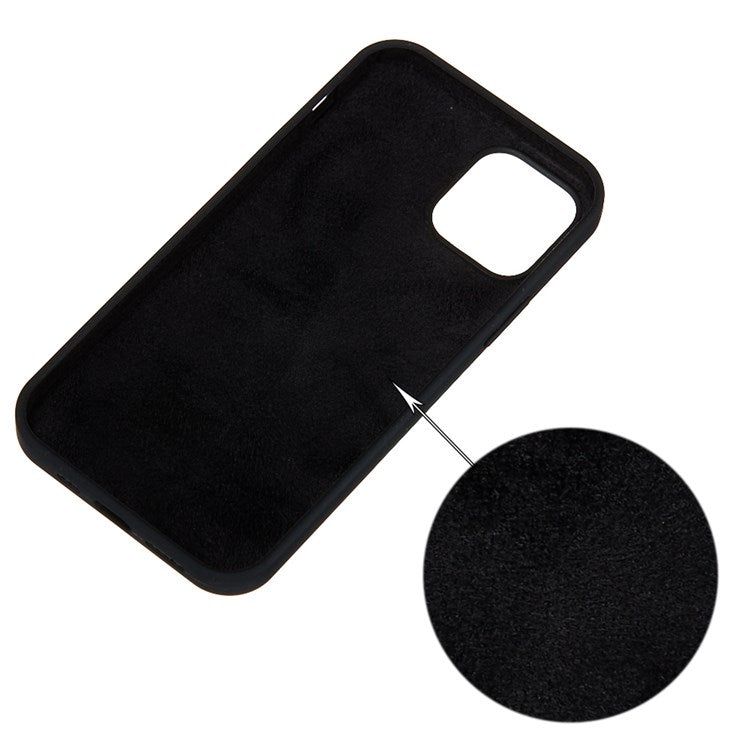 For iPhone 14 Plus 6.7 inch Shockproof Back Cover Wear-resistant Drop Protection Phone Case - Black