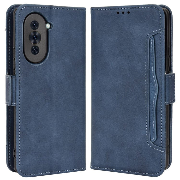 Wallet Phone Case for Huawei nova 10 Pro 4G, Multiple Card Slots PU Leather Folio Flip Cover with Stand - Blue