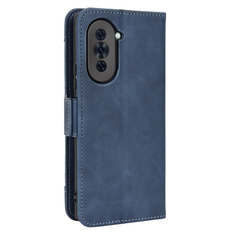 Wallet Phone Case for Huawei nova 10 Pro 4G, Multiple Card Slots PU Leather Folio Flip Cover with Stand - Blue