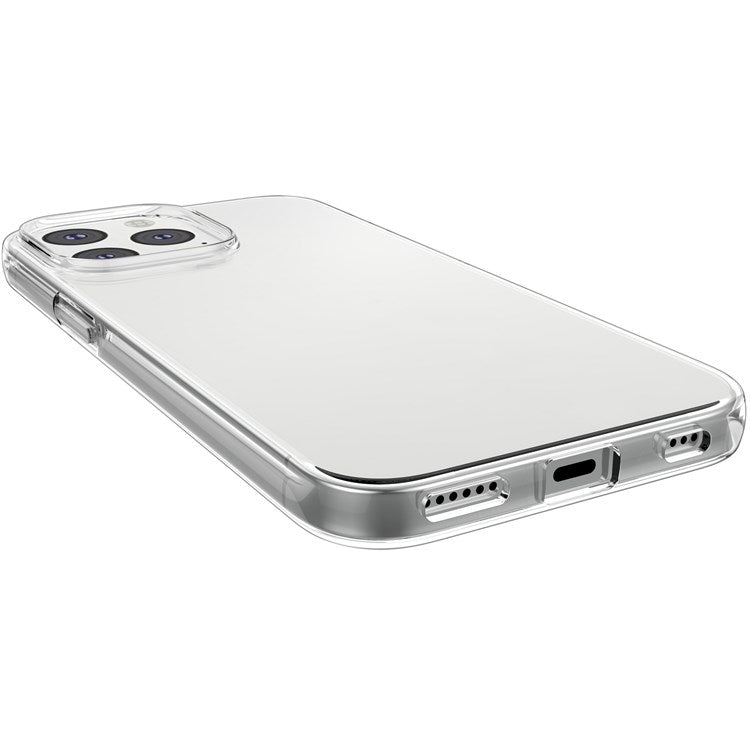 For iPhone 14 Plus 6.7 inch 2.5D Arc Edge Tempered Glass Phone Screen Rear Camera Protector TPU Anti-dust Cell Phone Case