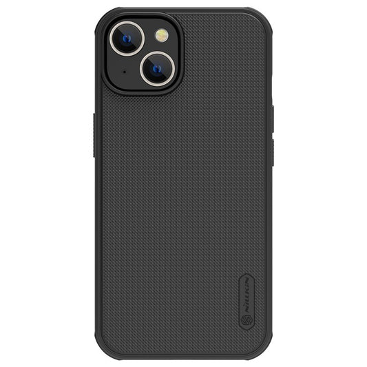 NILLKIN Super Frosted Shield Pro Phone Cover for iPhone 14 Plus 6.7 inch, PC + TPU Anti-fingerprint Matte Protective Case - Black