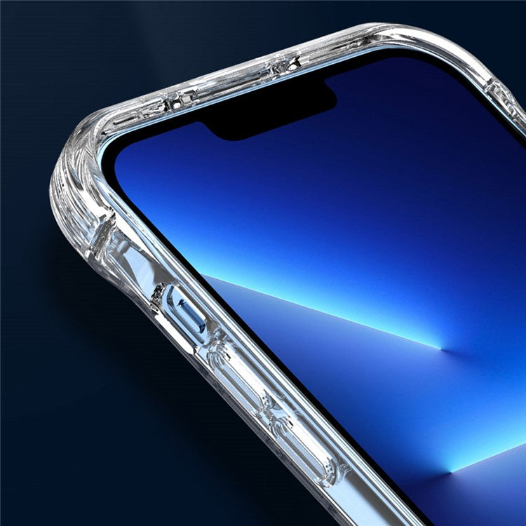 Hard Plastic TPU Phone Case for iPhone 14 Pro 6.1 inch, Clear Hanging Concealed Kickstand Mobile Phone Back Cover