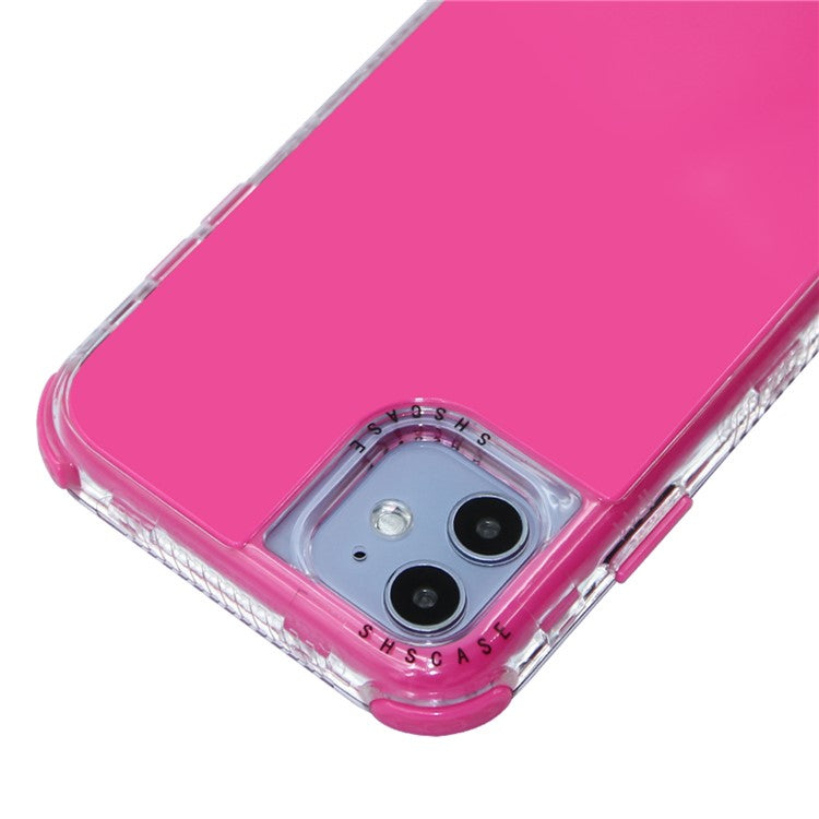For iPhone 14 Plus 6.7 inch PC+TPU Detachable Protective Case Drop Resistant Phone Cover - Rose