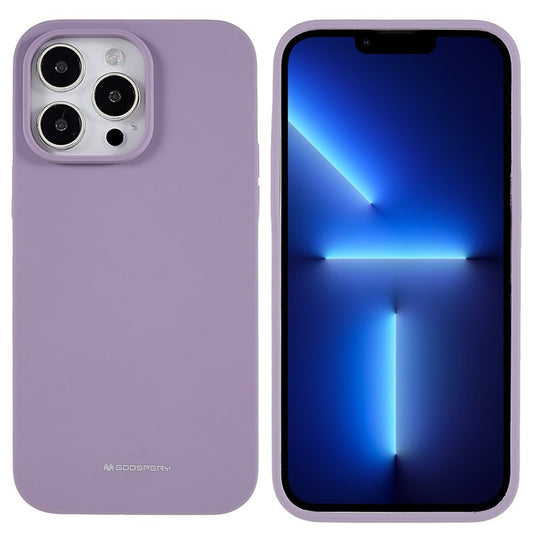 MERCURY GOOSPERY For iPhone 14 Pro 6.1 inch Soft Liquid Silicone Case Drop-proof Phone Back Cover - Purple