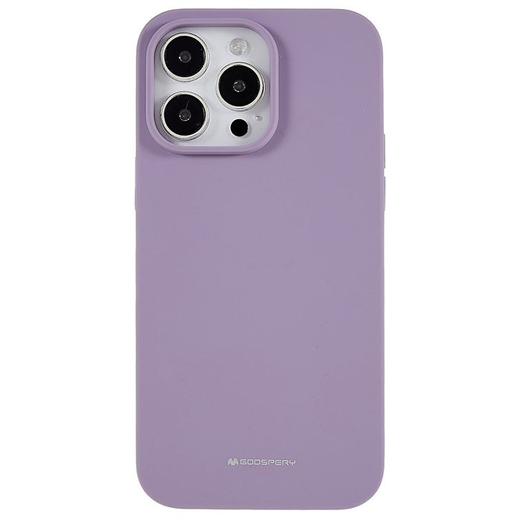 MERCURY GOOSPERY For iPhone 14 Pro 6.1 inch Soft Liquid Silicone Case Drop-proof Phone Back Cover - Purple