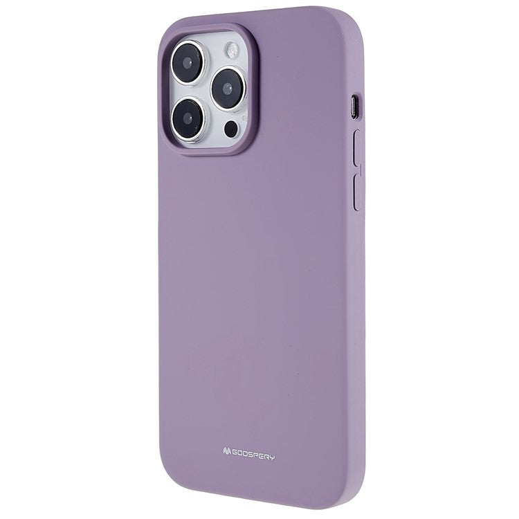MERCURY GOOSPERY For iPhone 14 Pro 6.1 inch Soft Liquid Silicone Case Drop-proof Phone Back Cover - Purple