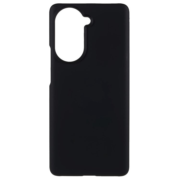 For Huawei nova 10 Pro 4G Well-protected Wear-resistant Cell Phone Case Rubberized Glossy PC Back Cover - Black