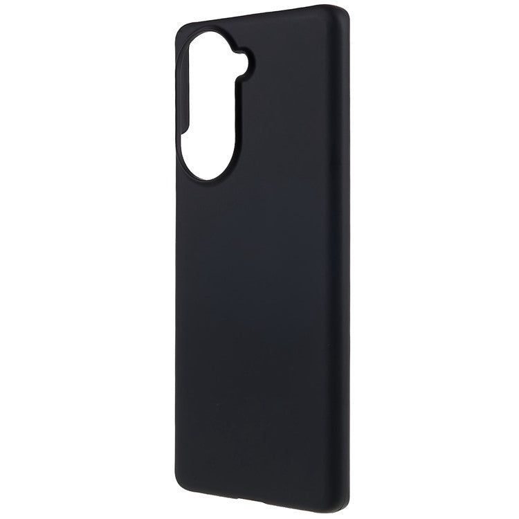 For Huawei nova 10 Pro 4G Well-protected Wear-resistant Cell Phone Case Rubberized Glossy PC Back Cover - Black
