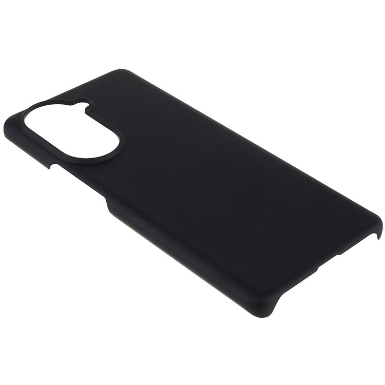 For Huawei nova 10 Pro 4G Well-protected Wear-resistant Cell Phone Case Rubberized Glossy PC Back Cover - Black