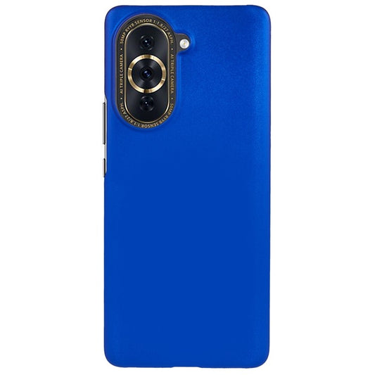 For Huawei nova 10 Pro 4G Well-protected Wear-resistant Cell Phone Case Rubberized Glossy PC Back Cover - Blue