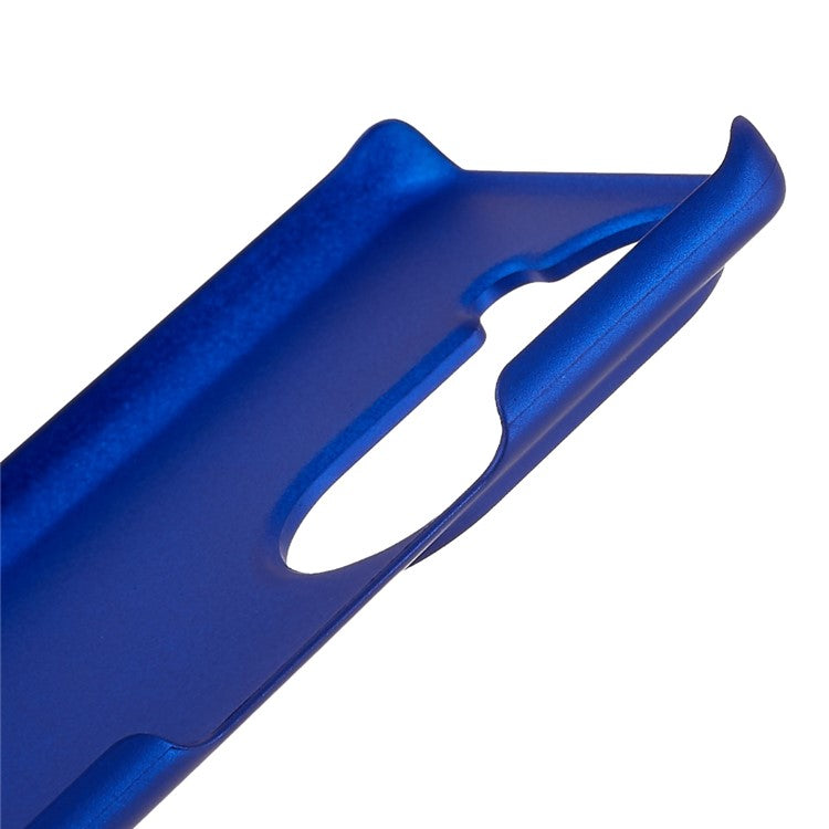 For Huawei nova 10 Pro 4G Well-protected Wear-resistant Cell Phone Case Rubberized Glossy PC Back Cover - Blue