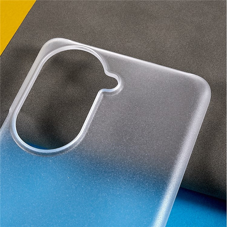 For Huawei nova 10 Pro 4G Well-protected Wear-resistant Cell Phone Case Rubberized Glossy PC Back Cover - Transparent