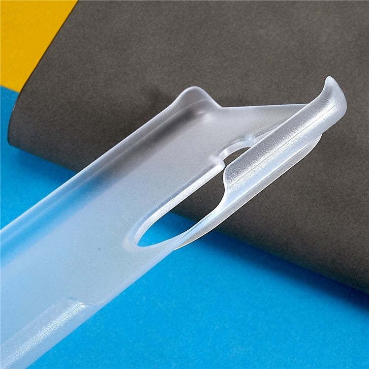 For Huawei nova 10 Pro 4G Well-protected Wear-resistant Cell Phone Case Rubberized Glossy PC Back Cover - Transparent