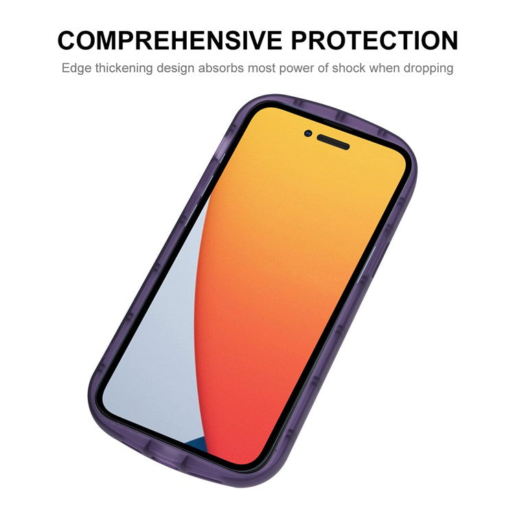ENKAY HAT PRINCE For iPhone 14 Pro 6.1 inch Drop-proof Phone Case Matte Thickened Edge Anti-scratch Mobile Phone Soft TPU Back Cover - White