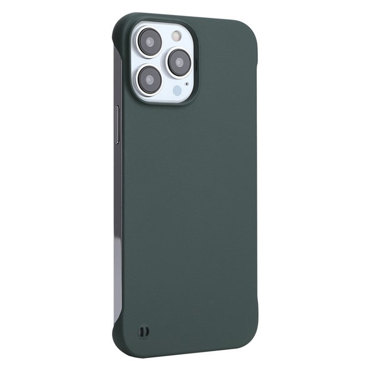 ENKAY HAT PRINCE for iPhone 14 Pro 6.1 inch Anti-drop Phone Case Rubberized Matte Hard PC Back Cover - Blackish Green