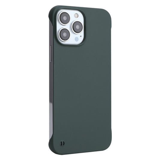 ENKAY HAT PRINCE for iPhone 14 Pro 6.1 inch Anti-drop Phone Case Rubberized Matte Hard PC Back Cover - Blackish Green