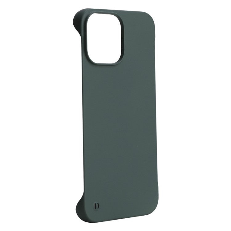 ENKAY HAT PRINCE for iPhone 14 Pro 6.1 inch Anti-drop Phone Case Rubberized Matte Hard PC Back Cover - Blackish Green
