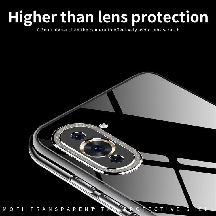 MOFI For Huawei nova 10 Pro 4G Ultra Slim Fexlible TPU Shockproof Phone Case Transparent Mobile Phone Protective Back Cover